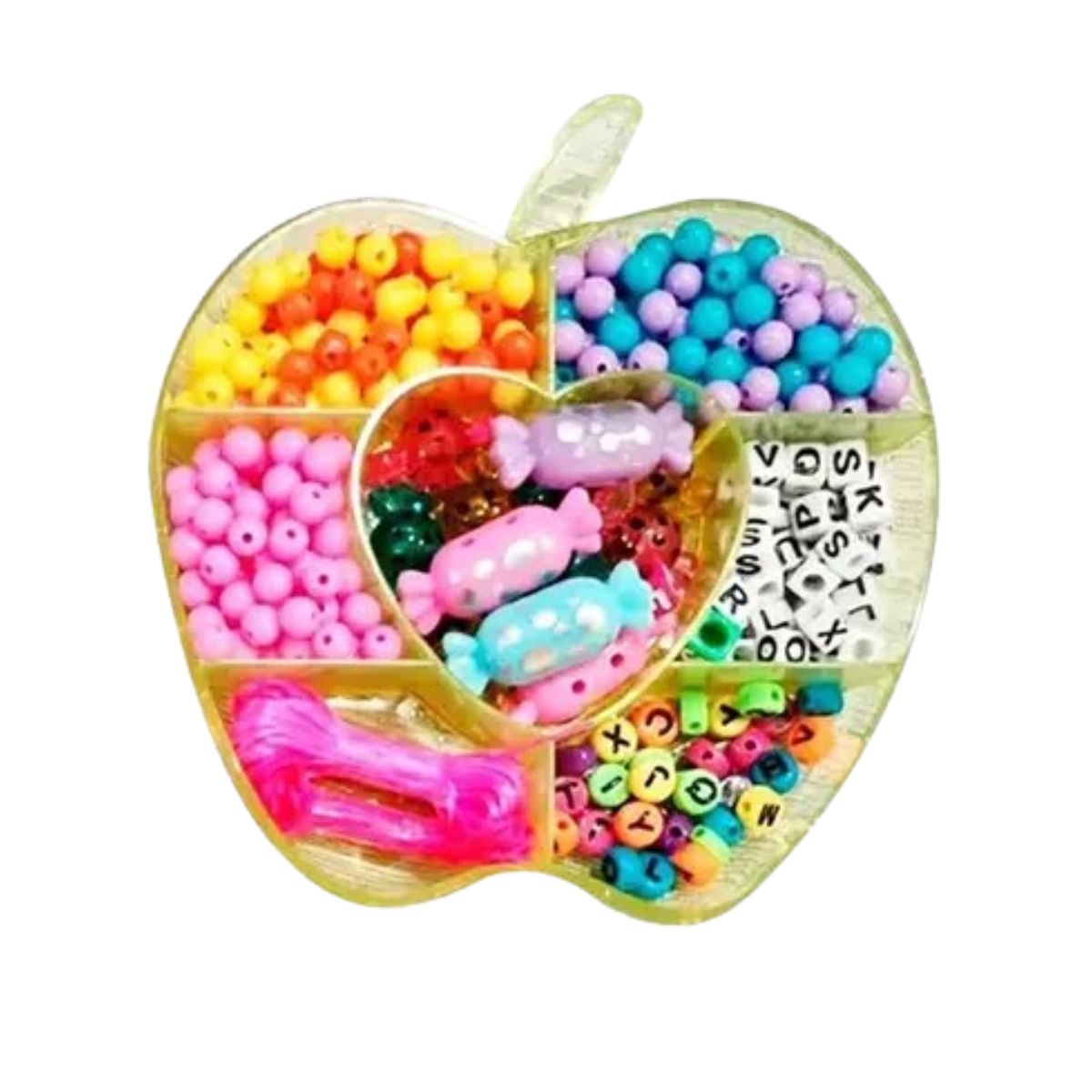 Kit 4 Miçangas Pocket Infantil Para Acessórios - Dm Toys Kit 4 Miçangas Pocket Infantil Para Acessórios - Dm Toys